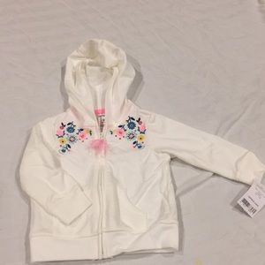 CARTERS 9 MONTH FLORAL SWEATSHIRT